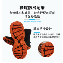 New diving boots flippers mens and womens anti-cut snorkeling high-top vulcanized rubber soles 5MM thickened soles for sea wear