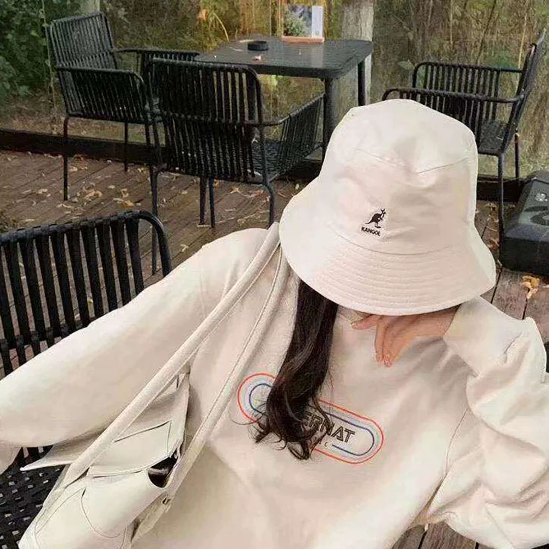 [KANGOL [Та же модель Zhou Dongyu Вымятая ведро кенгуру рыбацкая шляпа мужская женская одинаковая]