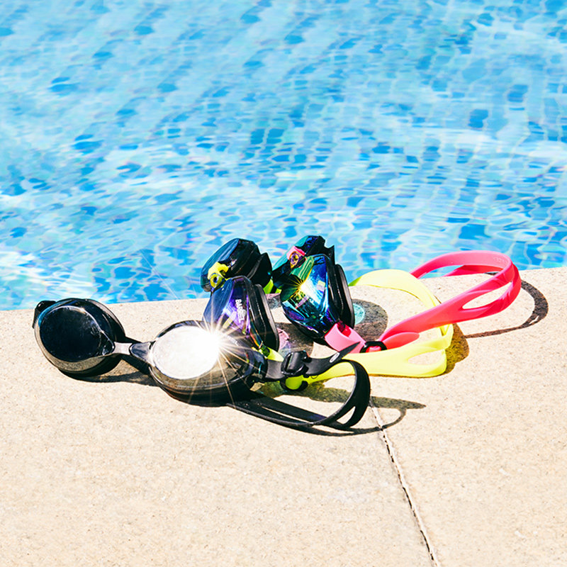 Barrel Adult Swimming Mirror Coating Speedway Training Swimming Glasses for Men and Women HD Waterproof and Fog - proof Ladies