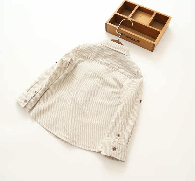 Chemise garcon à manche longue - Ref 2075613 Image 10