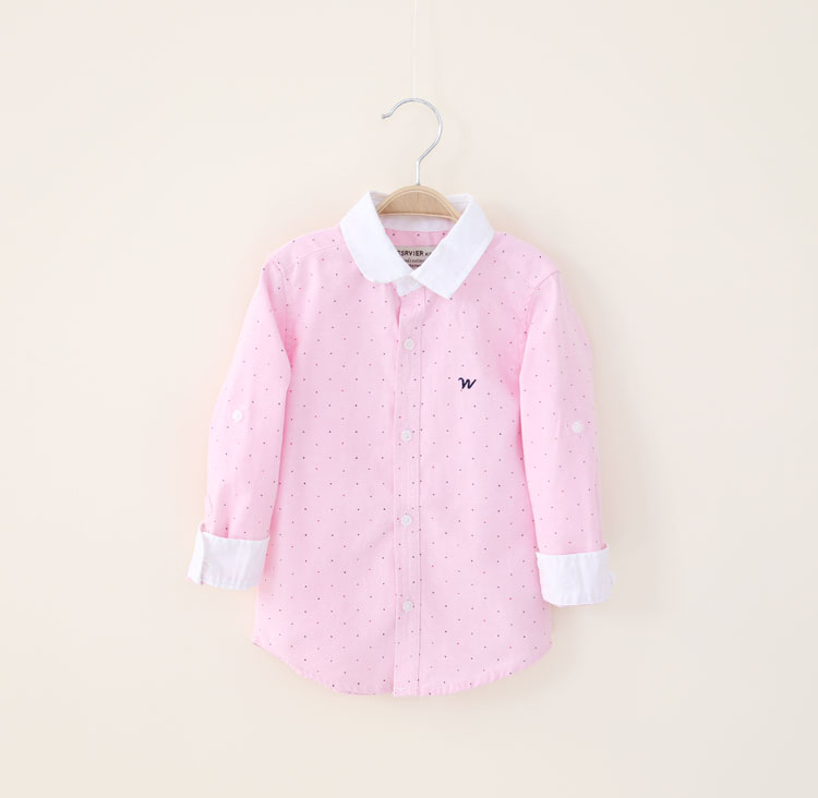 Chemise garcon à manche longue - Ref 2075804 Image 10