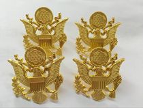 US U.S. Army ARMY U.S. Cap Emblem Great Cap Emblem Metal Badge National Emblem Gold Plated China