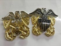 US U.S. Army ARMY U.S. Cap Emblem Great Hat Emblem Metal Badge National Emblem Gold Plated