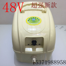 Насос для аквариума 甬灵99999交直流两用增氧机超强巨无霸新款充氧 48v 14孔原厂正品