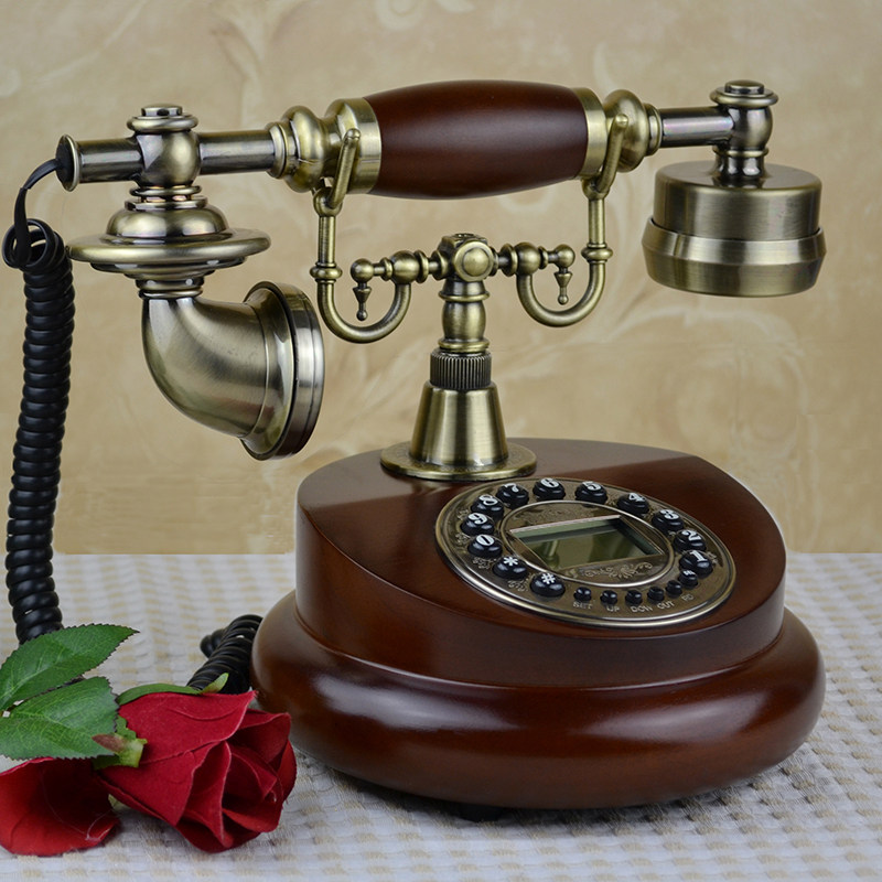 European-style retro vintage turntable telephone American antique home landline fashion creative telephone wireless card