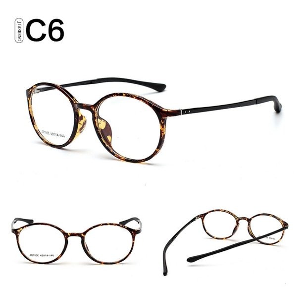 Retro khung lớn TR90 đã hoàn thành kính cận thị khung nữ mô hình phiên bản Hàn Quốc của khung kính bức xạ thủy triều với kính cận thị kính giả cận
