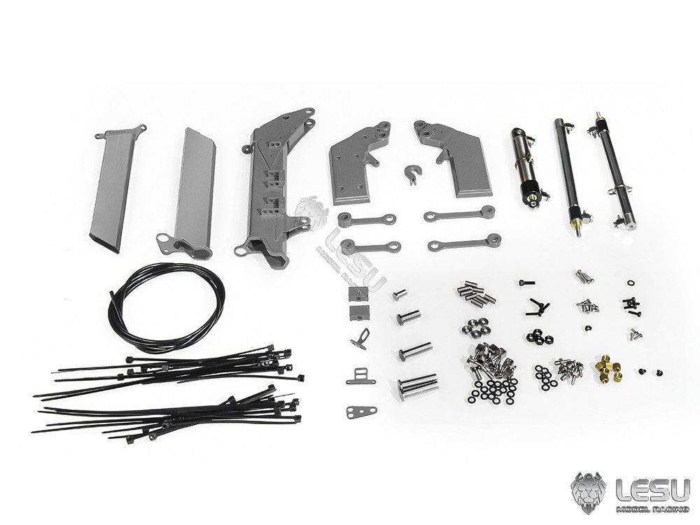 LESU Metall-Flugauslegerarm-Kran RTR für 1/14 RC Hydraulik-Kipper-LKW DIY-Modell, verbessertes Teil, lackiertes, montiertes Modellteil – Detail 2