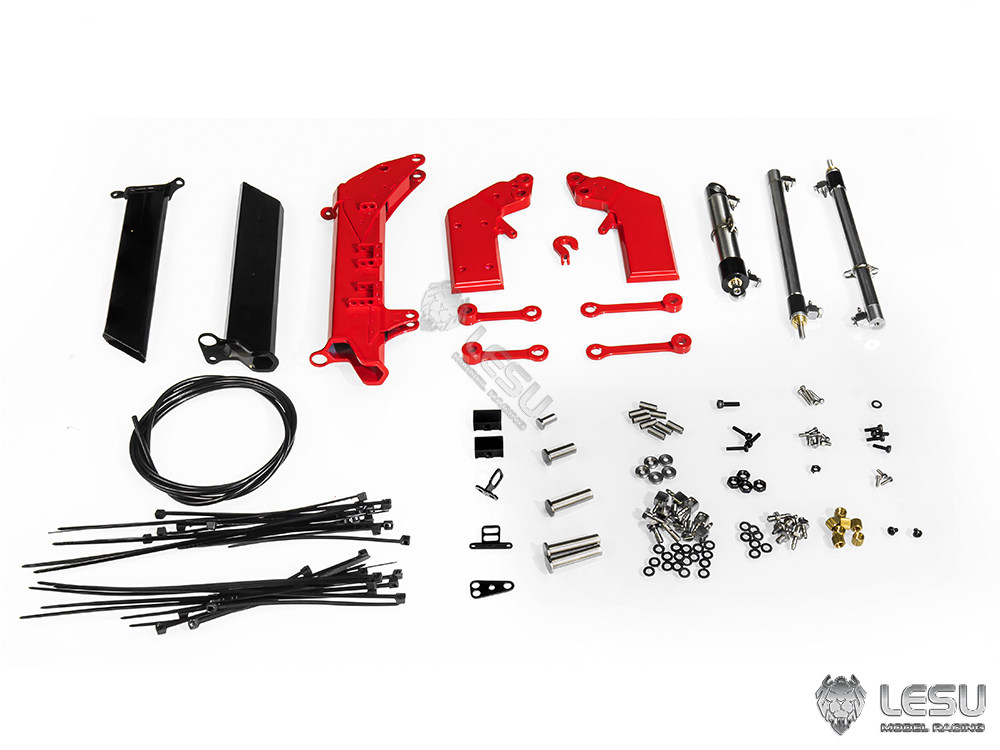 LESU Metall-Flugauslegerarm-Kran RTR für 1/14 RC Hydraulik-Kipper-LKW DIY-Modell, verbessertes Teil, lackiertes, montiertes Modellteil – Detail 3