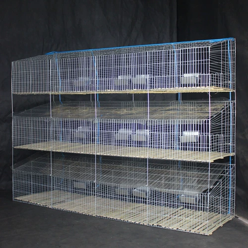 Клетка кролика в сочетании с мясным кроликом коммерческой кроличьей клетки для кролика для кролика в клетке в клетке с длинными волосами 12 клеток плюс толстая клетка кролика