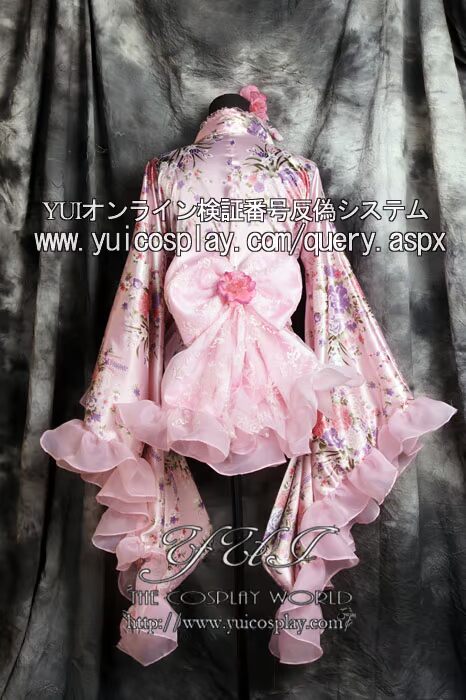 [535 cánh bằng hiện vật] cải tiến kiểu kimono Váy đầm COS nặng màu hồng anh đào cosplay cosplay luffy