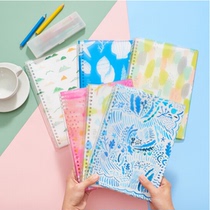 king jim gin palace loose leaf benteen girl hearts students light thin notebook removable core B5 small frescoed coil book