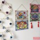 Kindergarten class pendant pastoral style environment layout material area partition corridor creative handmade branch hanging decoration