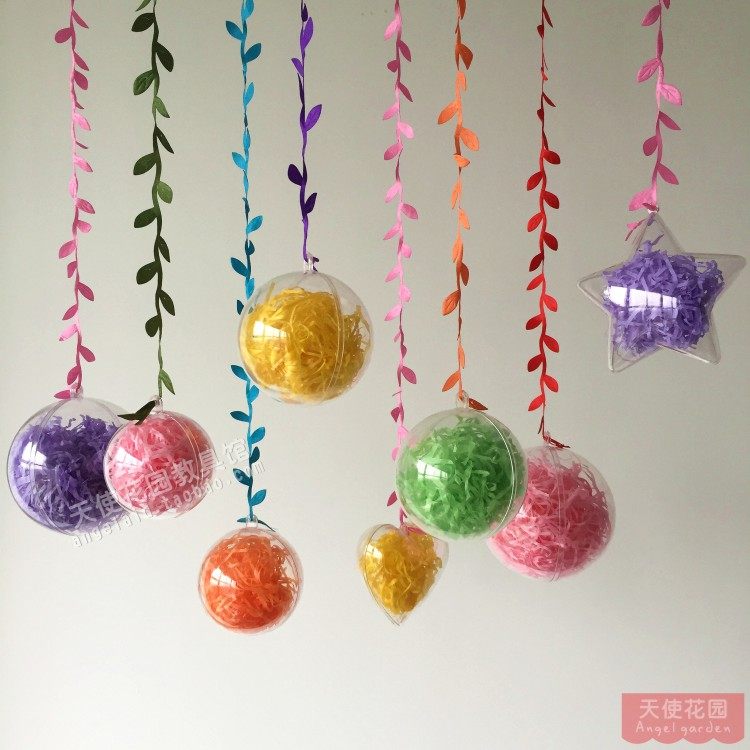 Creative Water Crystal Ball Hanging Accessories School Kindergarten Hanging Accessories Aerial Classroom Ceiling shop Decorative Shed Placement