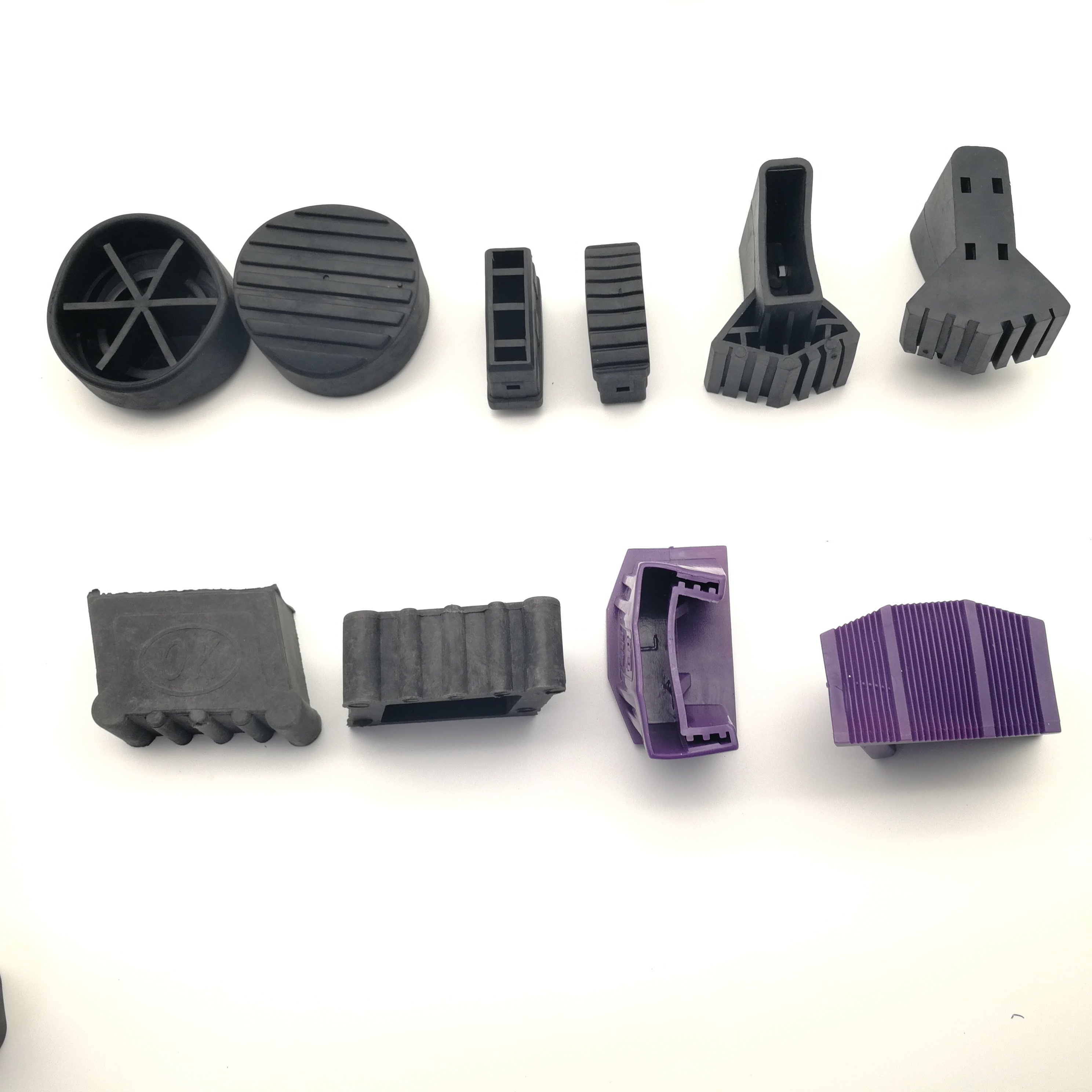 Aluminum alloy engineering ladder inclined foot sleeve Openg abrasion protection corner rubber joint folding ladder anti-slip foot cushion stopper accessories