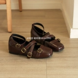 Высокая обувь, летний ремень, пряжка, подходит с юбкой, туфли, французский стиль