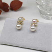 925 Silver Simple Short Advanced Sense Pearl Joker Ear Clips No Ear Pole Ear Hollow Sweet Painless Sever Ear Earrings