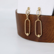 High Cold Air Quality Chain Ear Clip CC Accessories Yoga Mosquito Incense Tray Face No Pain Packet Gold Without Earbum Ear Accessories