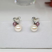 925 Silver Simple Short Freshwater Pearl Joker Ear Clips No Ear Pole Sweet Painless Sever Earrings