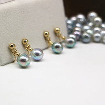 Real Polygma Grey Sea Water Baroque Pearl Ear Clip CC Accessories COMFORT NO PAIN SENSATION MOSQUITO COIL SURFACE EARRINGS