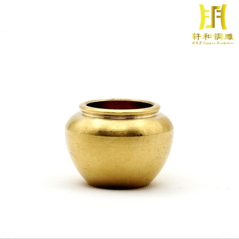 Full copper light body mini incense stove brass chambergine in the shape of a small aromatic base Palaeoxiu-Room Line Incense Vehicular Tasty