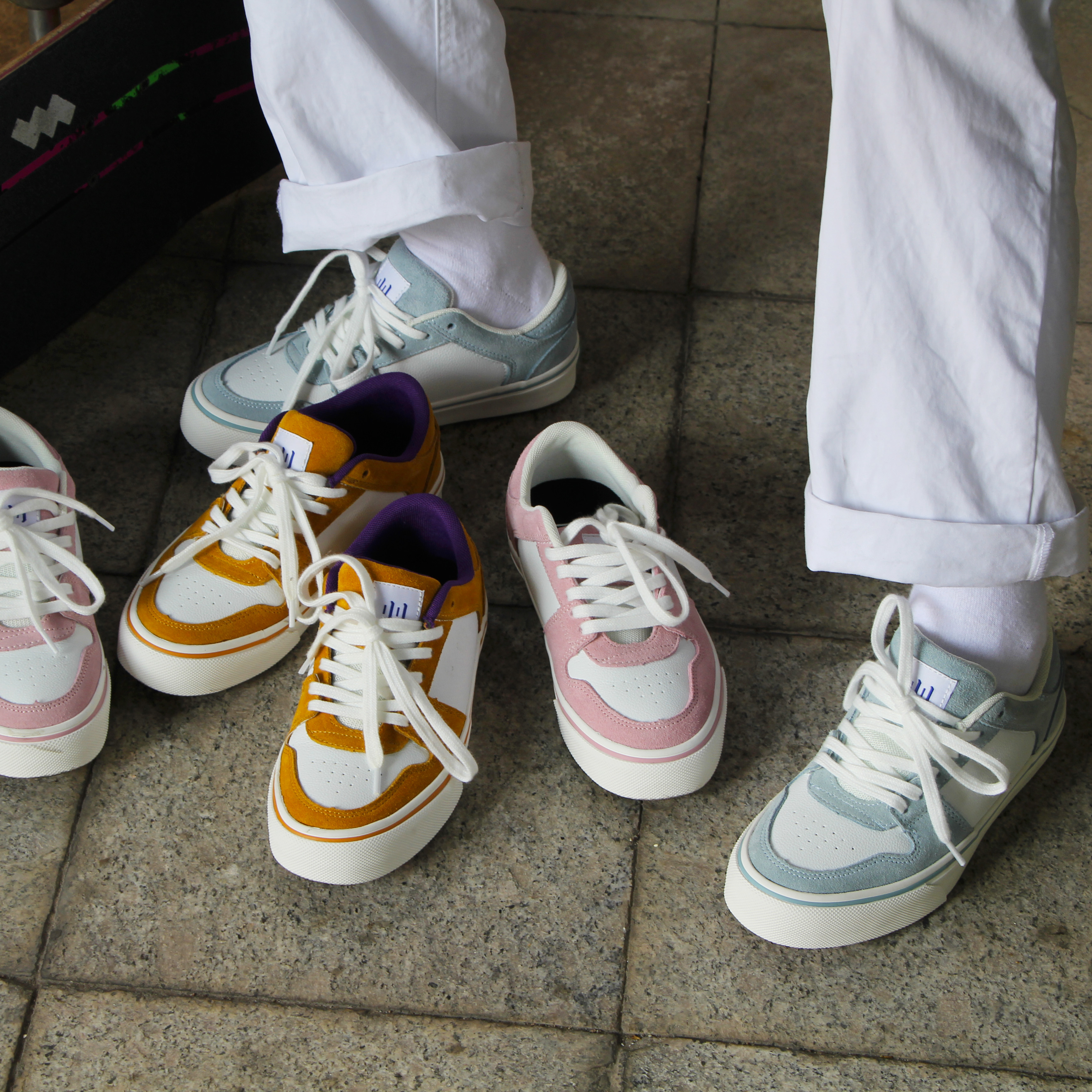 Naughty Ollieskate professional skateboard vulcanized male and female tide shock absorbing abrasion resistant uplift fur low help sports casual