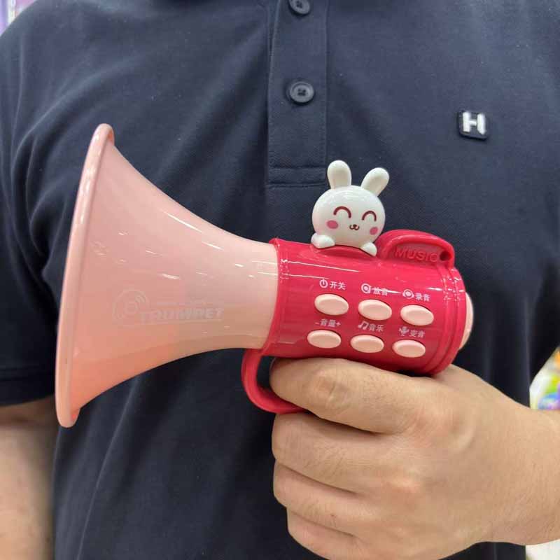 子供用ハンドヘルド録音小型スピーカー拡声器ごっこ遊びおもちゃシミュレーション叫びマイク音楽インタラクティブクリエイティブおもちゃ
