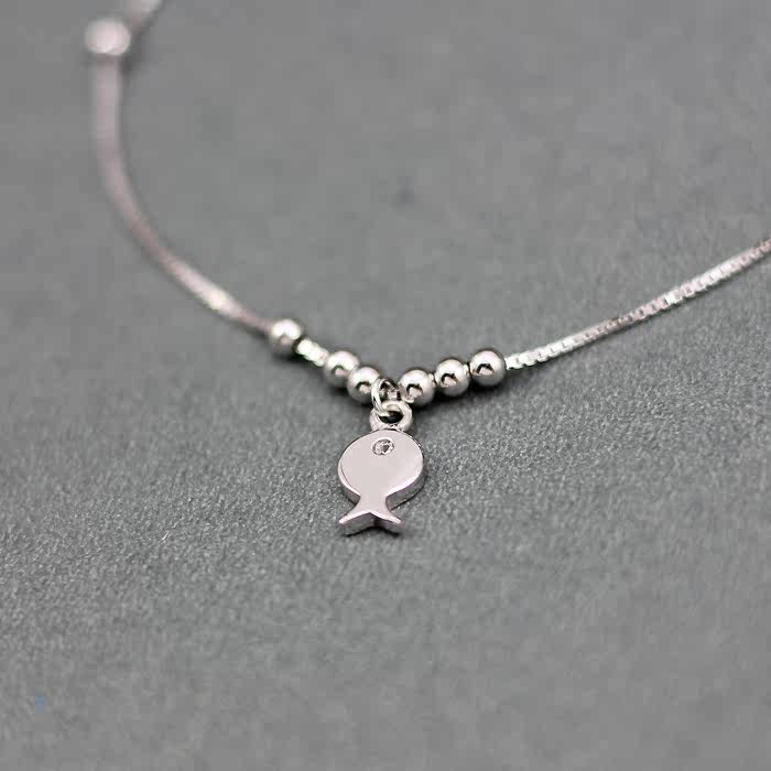 Bracelet de cheville Femme en Argenterie - Ref 3101881 Image 1