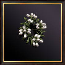 Alloy Vintage Retro Chest Needle Chest Flower Ciner Big Coat Accessories Do Nt Pin Temperament Brief