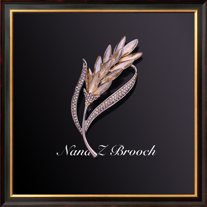 Sweater accessories Crystal wheat chests breasts plethora Don't pin women upscale luxury 100 hitch