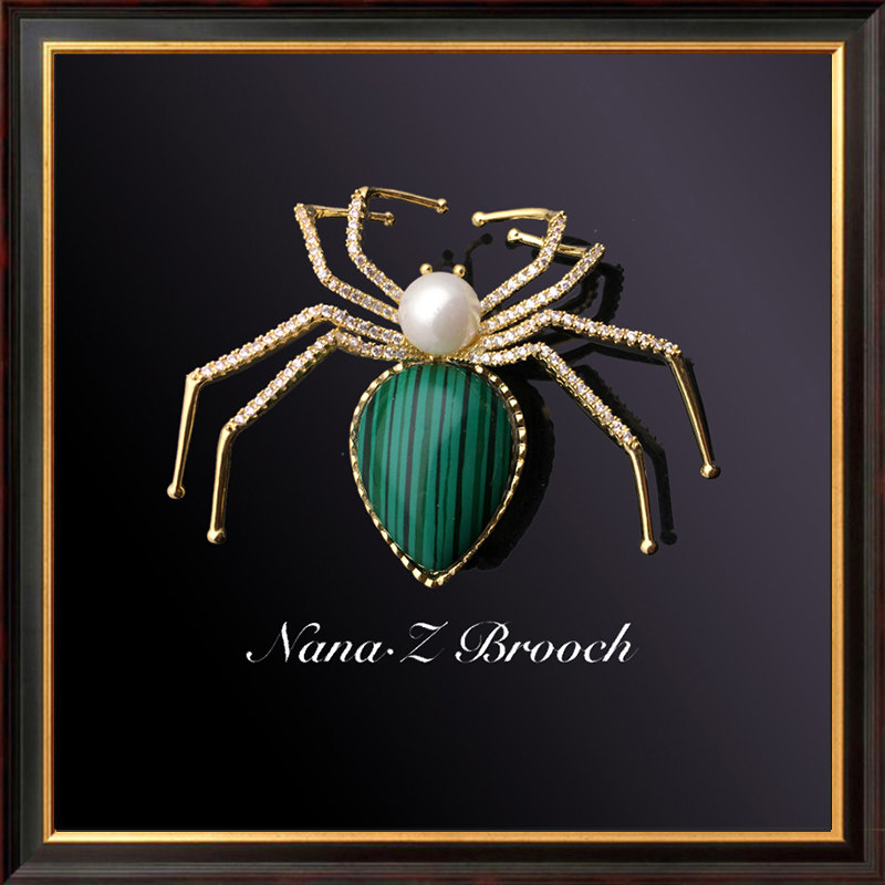 Na Lido nanaz brooch 100 lap personality accessories Spider Breast and brooch Pins Women's Chains