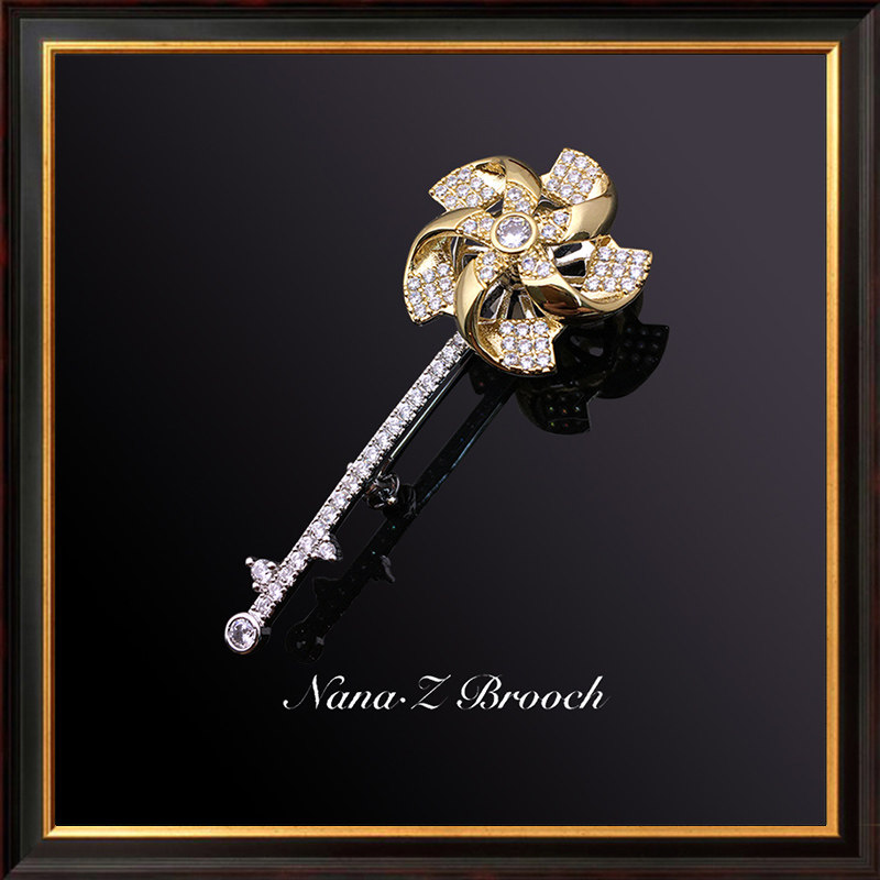 Na Ridodo's Life Transit Windmills Chest-Needle Chest Flowers Men Do N't Pin Japan Upscale Suits Accessories