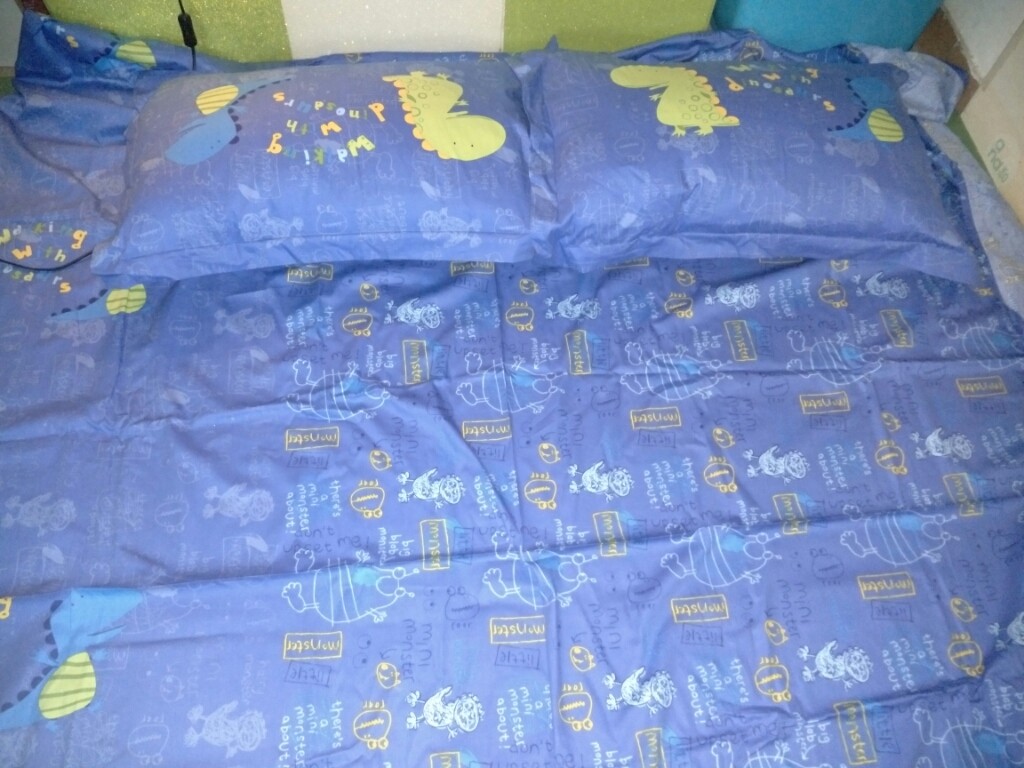 水星家纺 纯棉卡通四件套儿童