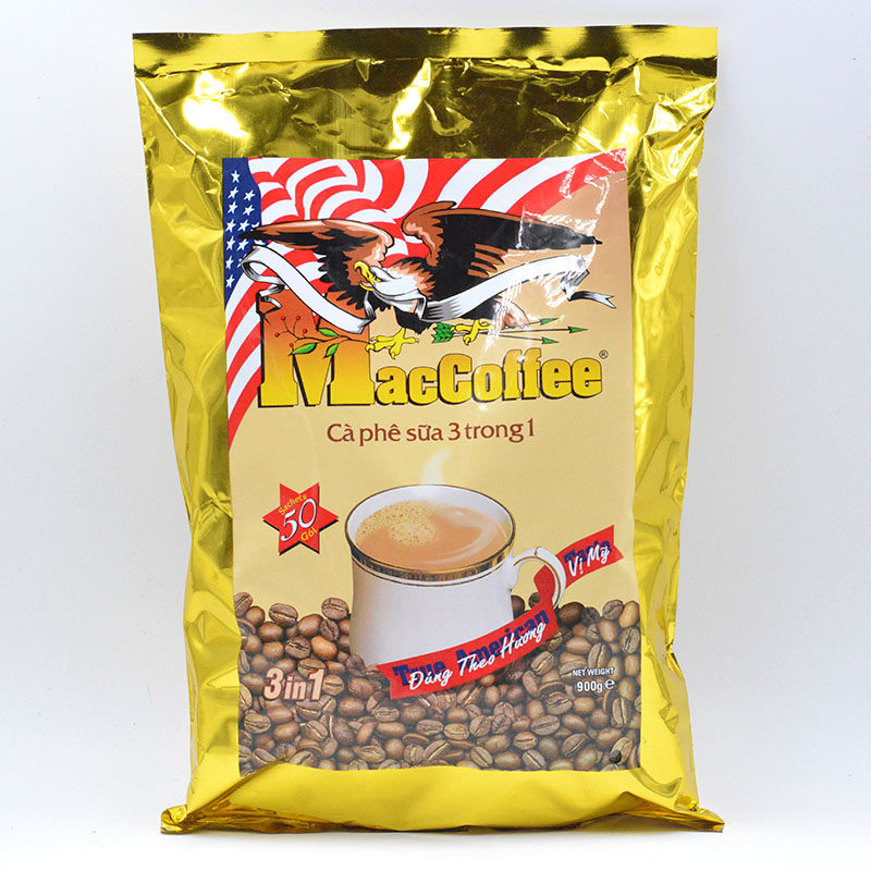 Russia imported Malaysia Maccoffee Maccoffee three Arrow Eagle brand instant coffee 50 sachets