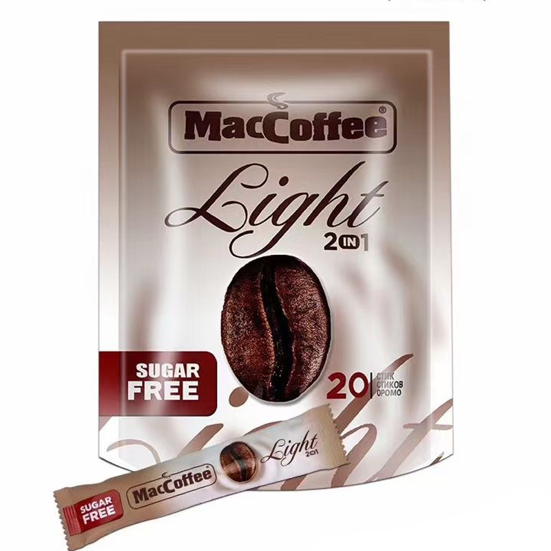 No Cane Sugar Russian MacCoffee Beauty Caffee Two-in-one Classic Cilanl Instant Coffee 12g * 20 bagged