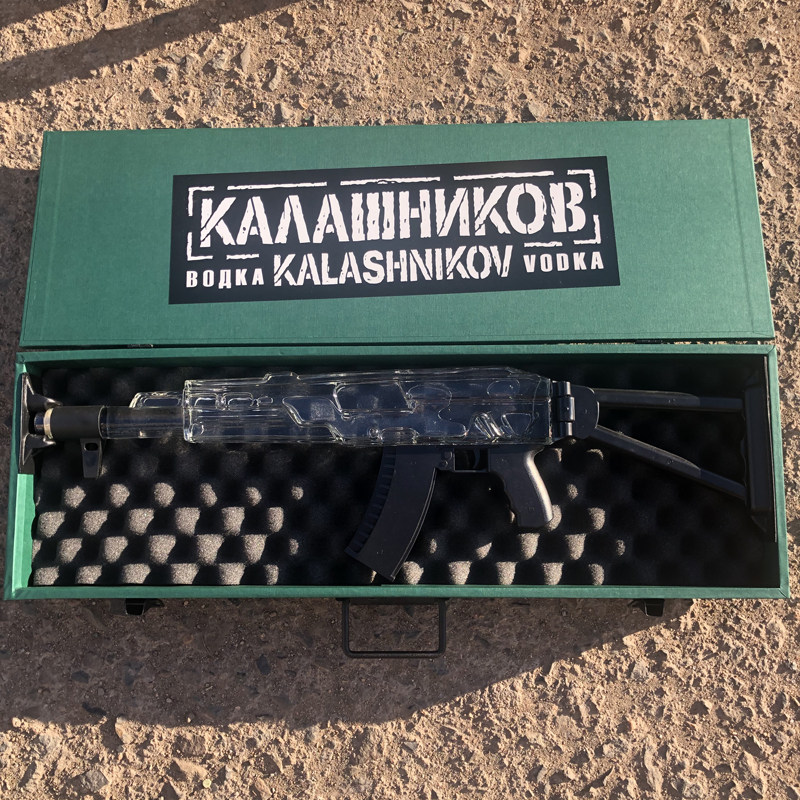 AK47 Father Kalashnikov Limited Edition Vodka Russia imports 700ml of Ocean Wine Formula Bar