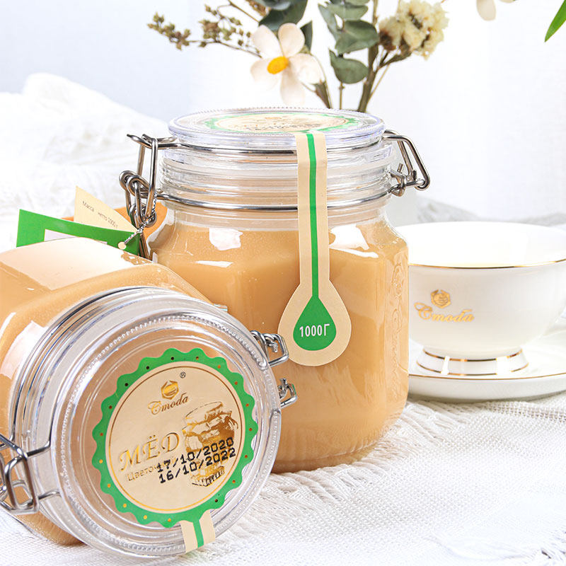 Russian Original Imported Honey Forest Honeymolasses Linden Tree Honey Natural Crystalline Snowy 2 catty Farmi Honey