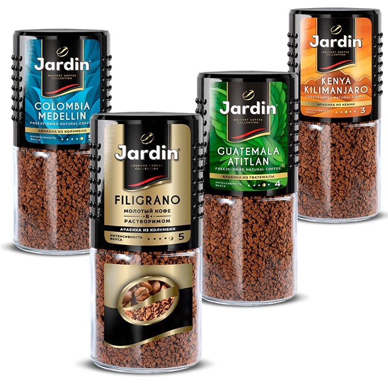 Russia imported Arabica Jardin instant black coffee American sugar-free Kenya Columbia flame