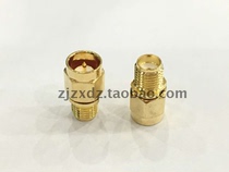 RF quick plug adapter SMA (PLUG) unthreaded inner needle to outer threaded inner hole (jack) coaxial adapter