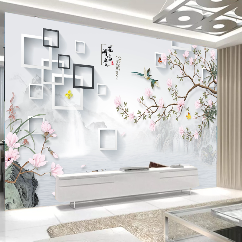 Home and everything is simple and modern self-adhesive wall stickers living room TV background wall wall stickers film and television wall stickers painting