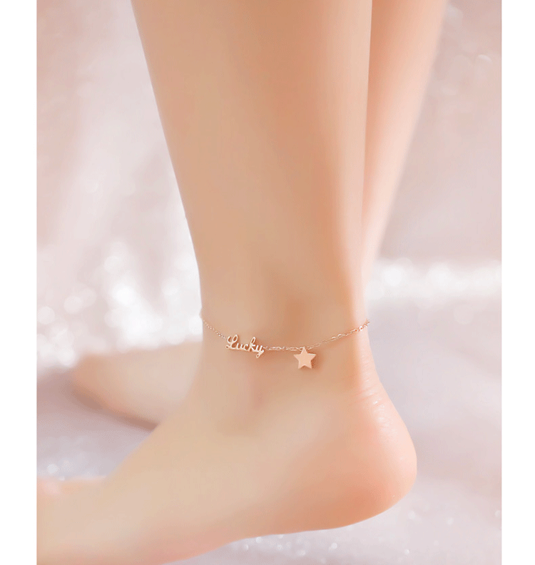 Bracelet de cheville Femme OTHER   en Argenterie - Ref 3101486 Image 6