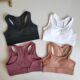 High strength ~ beautiful back mesh sports bra women's quick-drying anti-sagging push-up bra running shock-proof yoga vest