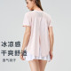 Cool sports T-shirt for women, thin, loose and breathable fitness short-sleeved casual blouse, running wear, training yoga wear