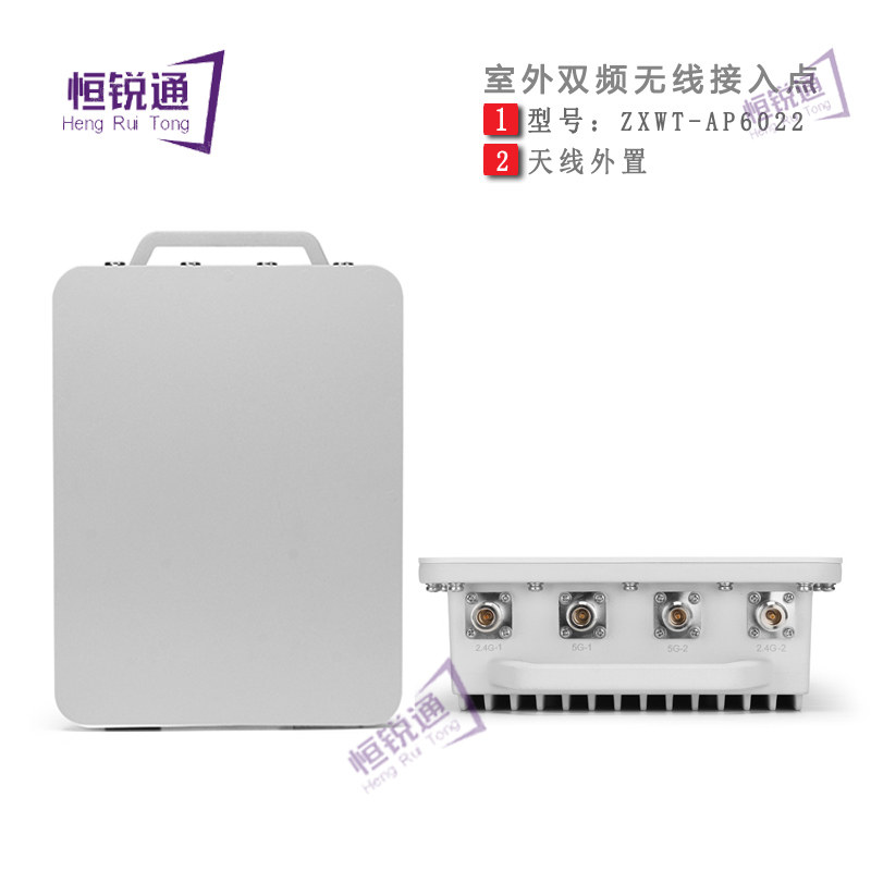 ZTE ZXWT AP6022 High power dual frequency outdoor wireless AP outdoor rural campus scenic wifi coverage