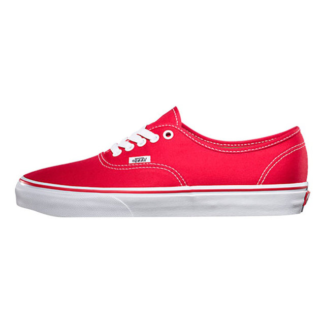 red low top vans