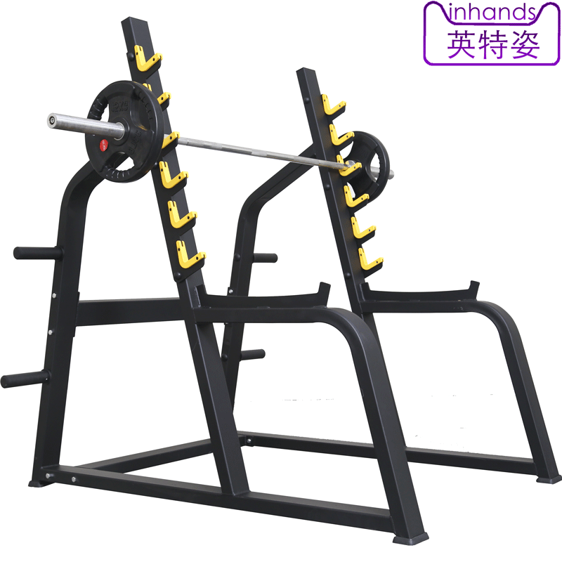 Squat trainer Open type squat rack Half frame squat rack Professional squat training Commercial gym equipment