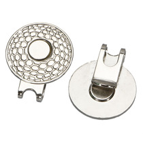 New Golf Cap Clip Ball Position Mark Mark Mark Drop-off Position Mark Tee Ball T Mark Silver
