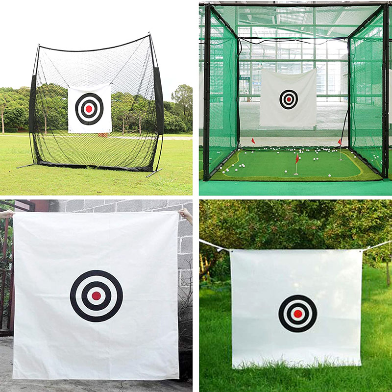 Golf hitting cloth target cloth practice net special target cloth swing practice with thickened canvas 1 5 * 1 5 meters