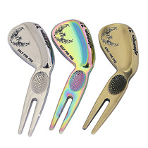 Golf gory fork metal club shape repair fork golf accessories supplies three colors optional