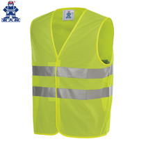 Great Uncle Anns A594 polyester knit mesh with high warning vest road transport Airport Pier reflective waistcoat