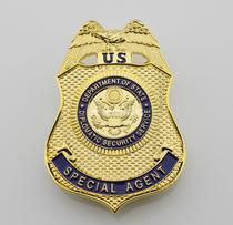 DSS Fast and Furious Metal Badge of the Diplomatic Security Service of the United States Department of State